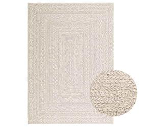 vidaXL Tapis ZIZUR crème 120x170 cm Aspect de Jute intérieur extérieur