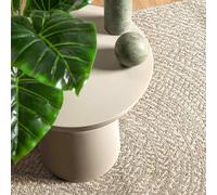 vidaXL Tapis ZIZUR crème 140x200 cm Aspect de Jute intérieur extérieur