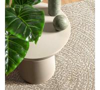 Vidaxl Tapis Zizur Crème 240x340 Cm Aspect De Jute Intérieur Extérieur