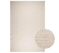 Vidaxl Tapis Zizur Crème 240x340 Cm Aspect De Jute Intérieur Extérieur