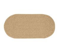 vidaXL Tapis ZIZUR Marron 200 x 100 cm Polypropylène, Tapis Ovale Moderne pour extérieur, résistant aux UV, Parfait pour Votre Jardin, terrasse et Salon