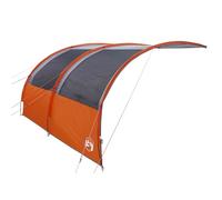 vidaXL Tarp de Camping Ajustable Gris et Orange | Couverture étanche, Super Facile à Installer pour Les Sorties en Plein air, Parfait pour Les Pique-niques, Hyper Pratique, Tente de 260 x 300 cm, ess