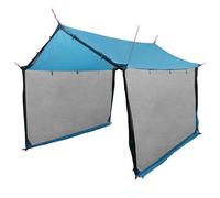 Vidaxl Tarp De Camping Avec Murs En Maille Bleu 340 X 260 X 220 Cm