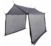 Vidaxl Tarp De Camping Avec Murs En Maille Gris Et Orange