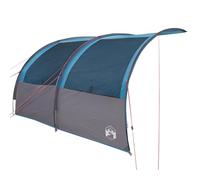 vidaXL Tarp de Camping imperméable - Hauteur réglable, Bleu, résistant aux Flammes et au Vent. Livré avec des piquets pour Une Utilisation en extérieur. Parfait pour Les Pique-niques, Les activités d