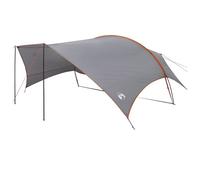 Vidaxl Tarp De Camping Résistant À L'eau Gris Et Orange