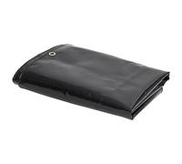 vidaXL Tarps Noir 1,5 x 10 m Toile avec revêtement en PVC