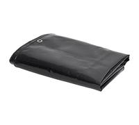vidaXL Tarps Noir 1,5 x 6 m Toile avec revêtement en PVC