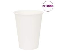 Vidaxl Tasses À Café En Papier 1000 Pcs 12oz 300ml Blanc