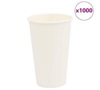 Vidaxl Tasses À Café En Papier 1000 Pcs 16oz 400ml Blanc