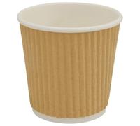 vidaXL Tasses à café en papier 1000 pcs 4oz 100ml marron, gobelet en papier, gobelet à café jetable, gobelet en papier jetable, gobelet jetable