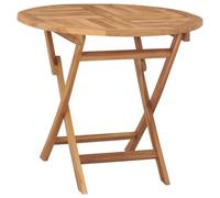 vidaXL Table pliable de jardin 85x76 cm Bois de teck solide