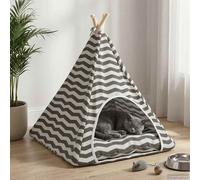Vidaxl Teepee Pour Animaux De Compagnie Avec Coussin 60 X 60 X 70 Cm