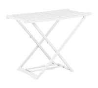 vidaXL ¿¿tendoir ¿¿ linge pliable Blanc Plastique