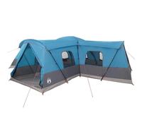 vidaXL Tente 680 x 510 x 210 cm Polyester 185T avec revêtement PU Bleue