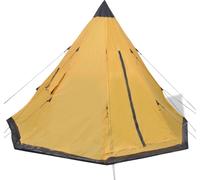 vidaXL Tente 4 personnes jaune