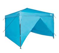 Vidaxl Tente À Abri Bleu 300 X 300 X 227 / 236 / 245 Cm Tissu Oxford