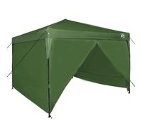 Vidaxl Tente À Abri Vert 300 X 300 X 227 / 236 / 245 Cm Tissu Oxford