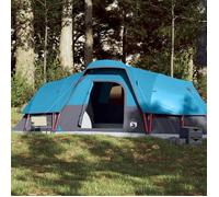 vidaXL Tente à dôme 11 personnes bleu imperméable, tente, tente de jardin, abri d'extérieur, tente de camping, abri de 94567