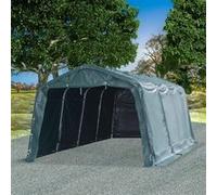vidaXL Tente amovible pour bétail PVC 550 g/m² 3,3 x 6,4 m Vert foncé