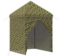 vidaXL Tente canopée avec 4 parois 2 x 2 m Camouflage militaire
