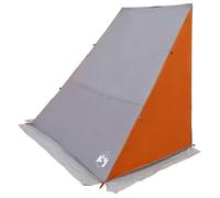 Vidaxl Tente Avec Toit Autre Avec Évent Gris Et Orange Et Noir 190 X 150 X 185 Cm