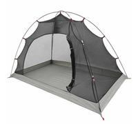 vidaXL Tente avec Toit Autre Gris et Noir 236 x 108 x 120 cm, Tente de Jardin et terrasse, abri extérieur résistant, Camping en Famille, Protection Anti-Insectes, Facile à Monter