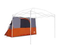 Vidaxl Tente Avec Toit Autre Gris Et Orange Et Noir