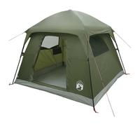 vidaXL Tente Cabane Vert Olive 244 x 213 x 183 cm Polyester et Acier