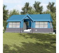 Vidaxl Tente Camping Avec Fenêtres Bleues 12 Personnes Imperméable