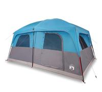Tente familiale - vidaXL - Modèle cabine - 10 personnes - Imperméable - Bleu