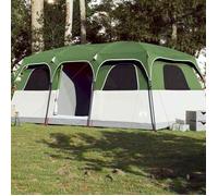vidaXL Tente de cabine familiale 10 personnes vert imperméable