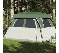 vidaXL Tente de cabine familiale 6 personnes vert imperméable, tente, tente de jardin, abri extérieur, tente de camping, 94545