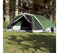 Vidaxl Tente De Cabine Familiale 6 Personnes Vert Imperméable