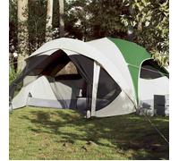 vidaXL Tente de cabine familiale 6 personnes vert imperméable, tente, tente de jardin, abri extérieur, tente de camping, 94637