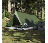 vidaXL Tente de Camping 2 Personnes Vert Olive imperméable