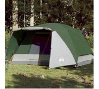 vidaXL Tente de Camping 4 Personnes, Tente d'Ombrage avec Sac de Transport, Auvent Portable avec Parois Latérales pour 94415