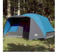 vidaXL Tente de Camping 4 Personnes, Tente d'Ombrage avec Sac de Transport, Auvent Portable avec Parois Latérales pour 94416