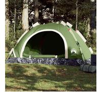 vidaXL Tente de camping 4 personnes vert libération rapide, tente, abri de camping, abri de jardin, tente de jardin, abri 4004169