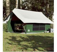 Vidaxl Tente De Camping 5 Personnes Vert Imperméable