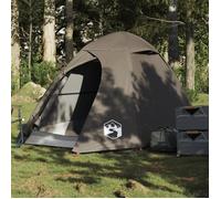 vidaXL Tente de camping à dôme 2 personne marron imperméable, tente, abri de camping, abri de jardin, tente de jardin, abri 4009613