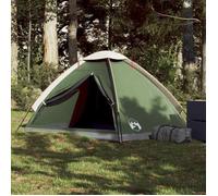 vidaXL Tente de camping à dôme 2 personnes verte imperméable 94759