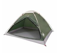 vidaXL Tente de camping à dôme 2 personnes verte imperméable 94759