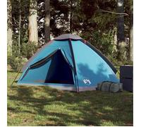 vidaXL Tente de camping 94760 à dôme 2 personnes bleue imperméable