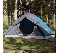 vidaXL Tente de camping à dôme 2 personnes bleu imperméable 94644