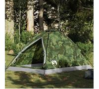 vidaXL Tente de camping à dôme 2 personnes camouflage imperméable 4009635