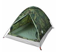 Vidaxl Tente De Camping À Dôme 2 Personnes Camouflage Imperméable