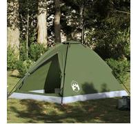 vidaXL Tente de camping à dôme 2 personnes vert olive imperméable 4009633