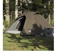 vidaXL Tente de camping à dôme 3 personne marron imperméable, tente, abri de camping, abri de jardin, tente de jardin, abri 4009616