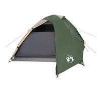 vidaXL Tente camping 3 pers. – Imperméable avec parois latérales, sac, vert